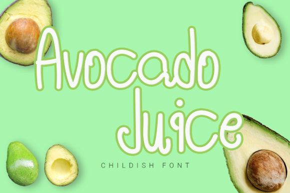 Avocado Juice Font: Soft Script for Editorial Design