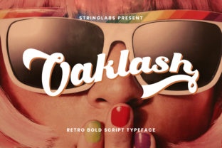 Boost Your Campaigns with Oaklash: A Retro Bold Script Font