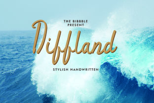 Diffland Font: A Script Typeface for Fast-Paced Campaigns
