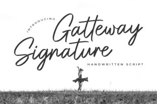 Discover Gatteway: A Bold Signature Font for Standout Designs