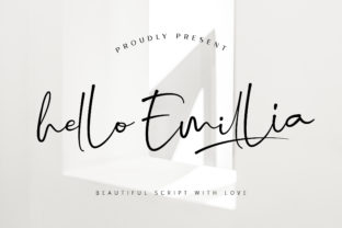 Hello Emillia: A Luxurious Font for Elegant Web Design