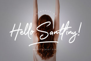 Hello Santtiny Font Review for Campaign Design