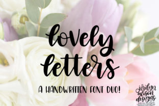 Lovely Letters Font for Editorial Design