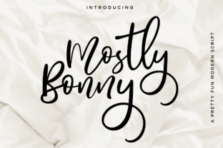 Mostly Bonny Font: Playful Script for Web Design