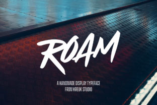 Roam Font: Bold Brush Style for Handmade Products