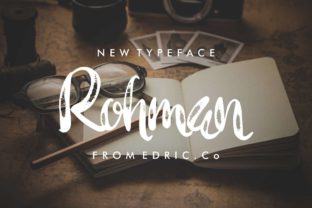 Rohman: A Bold and Charming Handwritten Font for Web Design