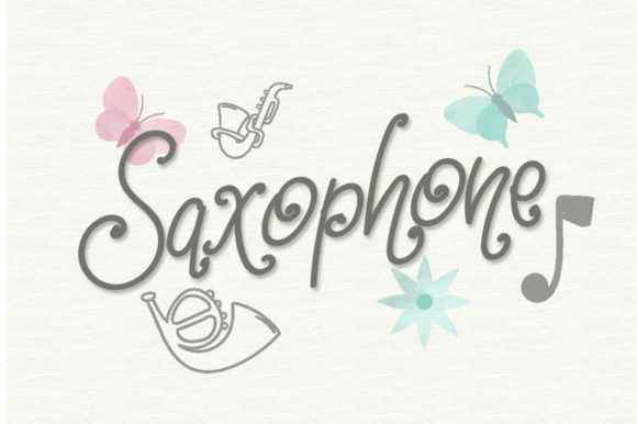 Saxophone Music Font: A Web Designer’s Layout Review