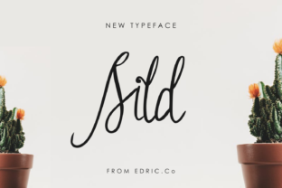 Sild Font: Elegant Handwritten Typography for Editorial Design