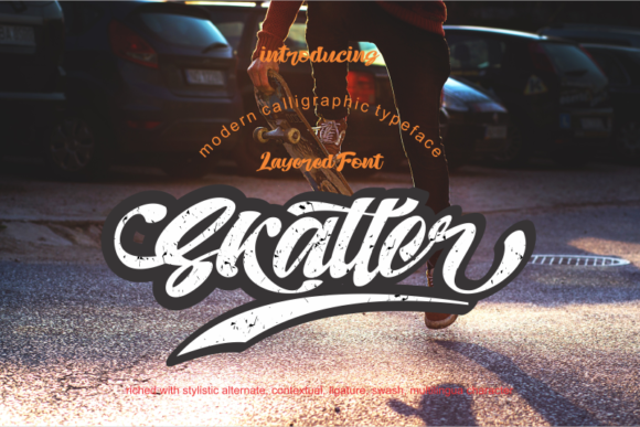 Skatter Font: Adding Editorial Warmth to Digital Layouts