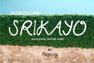 Srikayo Font: A Fluid Script Typeface for Campaigns