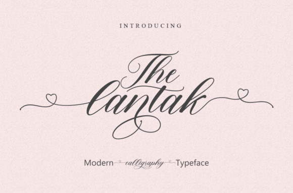 Transform Your Brand with The Lantak: A Modern Calligraphy Font